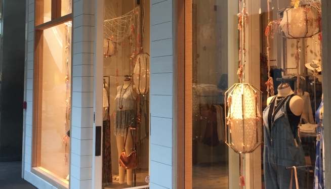 "It is our largest store in New England and truly has that beach bungalow feeling that is easy to relate to for the Rhode Island customer, it makes them feel at home," says Free People Store Manager Nikki Patrizzi.