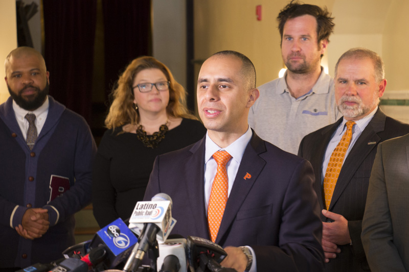 Mayor Elorza announces this year's "PVDFest" slated for June 2-5 in downtown Providence. (photo via City of Providence)
